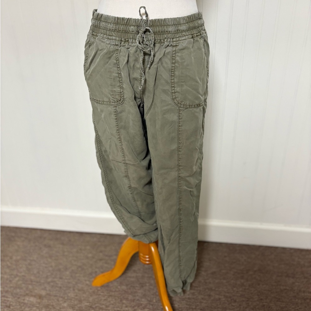 Olive Green Track Pants